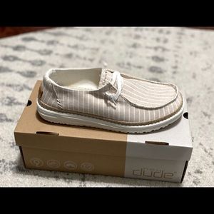 Hey Dude Wendy Beige Stripe